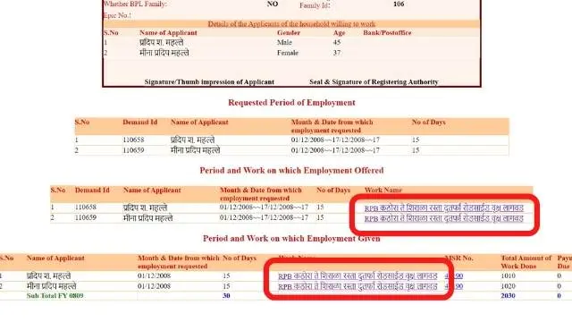payment details
