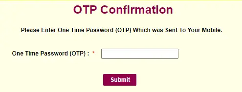 registration otp