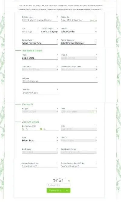 PM fasal bima yojana form