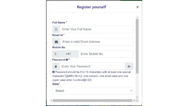 Jharsewa registration