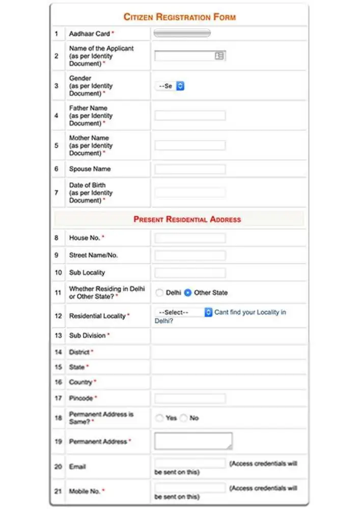 e district registration form