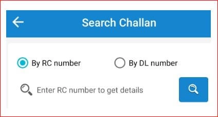 Mparivahan challan