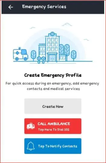 emergency services mparivahan app
