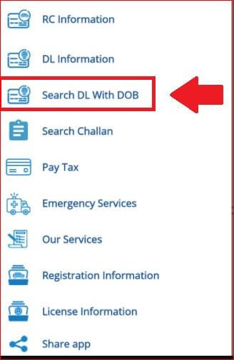 search dl in app