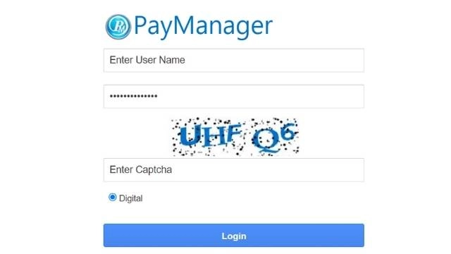 Rajasthan pay manager login