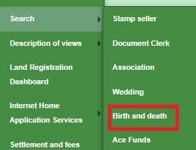 Tnreginet Birth and Death Certificate