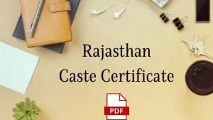 Read more about the article Jati Praman Patra Form Rajasthan, Caste Certificate Download 2024