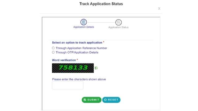 Serviceplus Bihar Application status Track