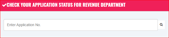 Seva Sindhu revenue department application status