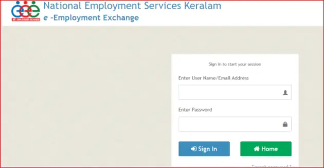 Kerala Saranya Self Employment Scheme Log in