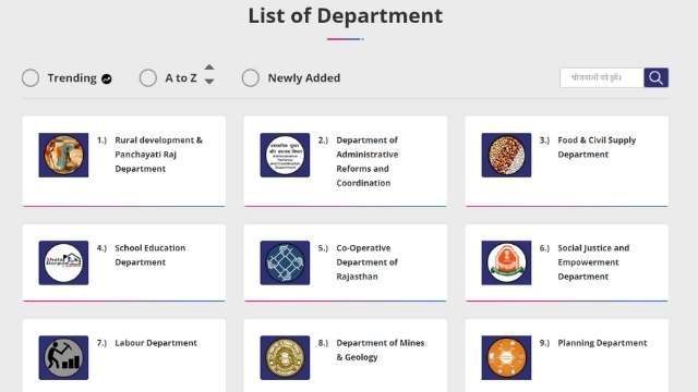 jansuchna department list