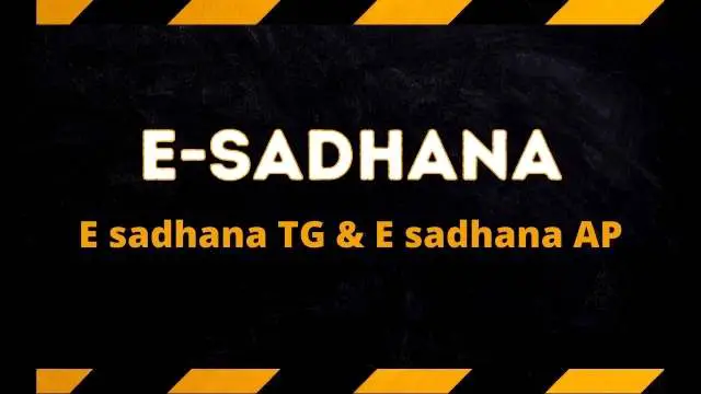 Read more about the article E Sadhana : E Sadhana TG, e sadhana AP, nhts tg, wdcw.ap.gov.in