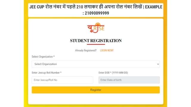 Urise portal registration