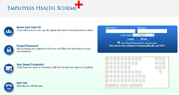 Telangana health card scheme login