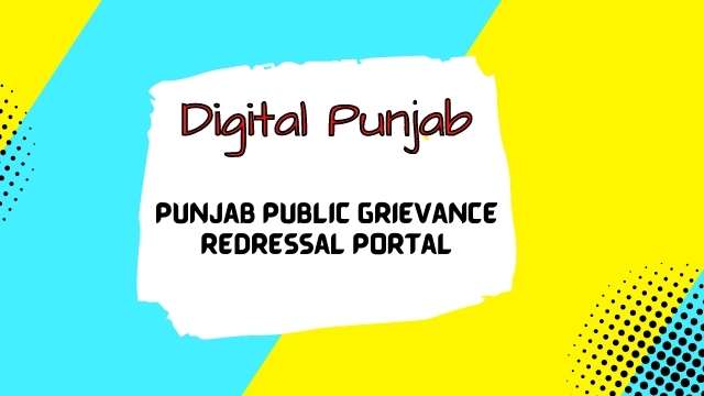 Read more about the article Digital Punjab : Punjab public grievance redressal portal, PGRS Punjab.