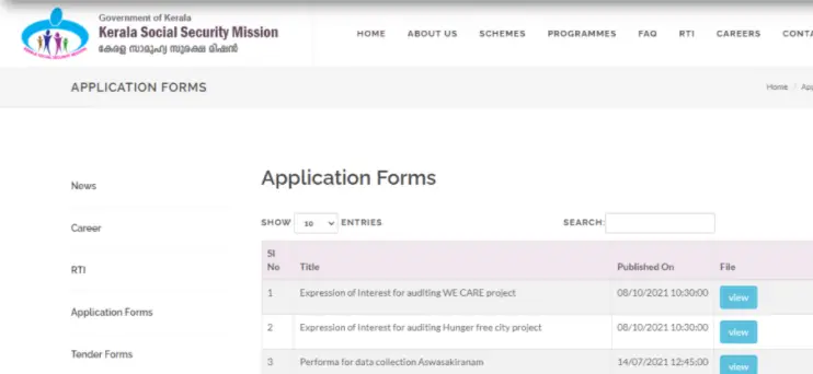 KSSM application form