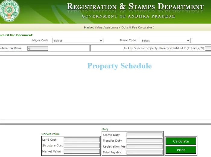 Duty Fee Calculator