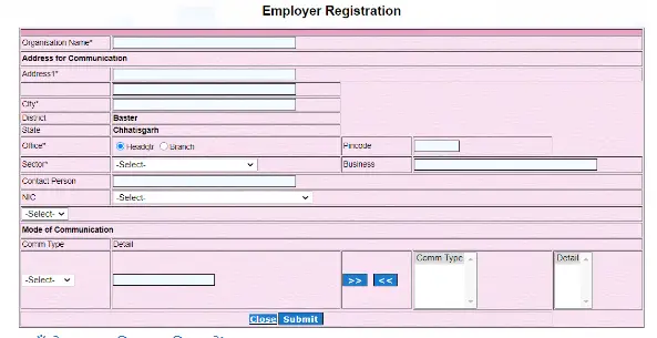 employer registration