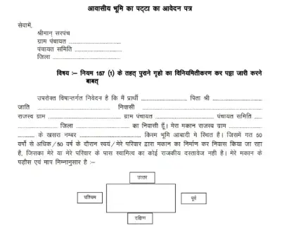  Jamin Ka Patta Application Form PDF Download